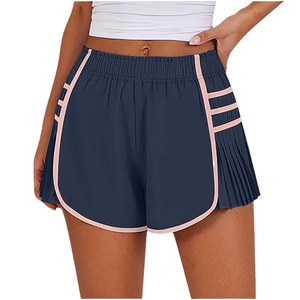 Shorts de tennis plissés pour femmes, séchage rapide, taille haute, avec cordon de serrage, jupe-<span class=keywords><strong>short</strong></span> athlétique pour la course, le yoga, le golf, vêtements de sport décontractés - Product Image 5