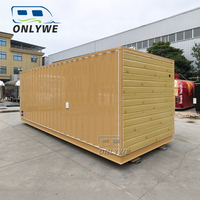 Onlywe Food Truck Mobiler Catering-Anhänger Voll Ausgestatteter Outdoor-Container Mobile Bier-, Eis- und Kaffee-Wagen Essensanhänger