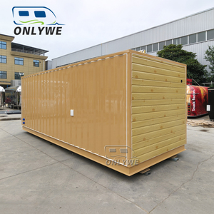 Onlywe Food Truck Rimorchio Mobile per Catering Completamente Attrezzato Container Esterno Carretti Mobili per Birra Gelato Caffè Rimorchi per Alimenti - Product Image 5