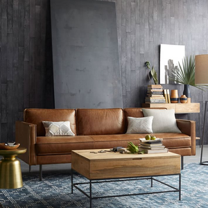 Modern Sectional Leather Three-Seater Microfiber Sofa for Home <strong>Hotel</strong> Wood <strong>Furniture</strong> for Office Use Stylish Living Room <strong>Furniture</strong> - Product Image 2