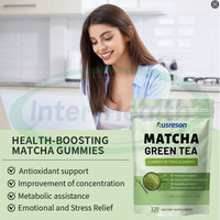 Complément minceur Ausreson, extrait de thé vert matcha, gommes brûle-graisses, gommes vegan au thé vert matcha