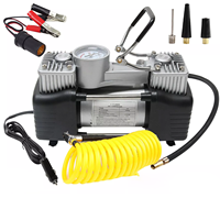 Pompe à air de voiture à double cylindre, nouveau style, compresseur d'air portable, gonfleur de pneus 12V 150 PSI