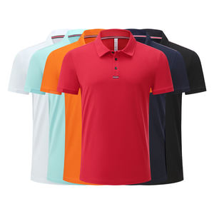 Venta al por mayor de camisetas polo de entrenamiento de ajuste holgado de poliéster transpirable uso diario deportes de fin de semana - Product Image 6