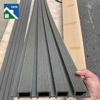 Panneau de revêtement de façade WPC extérieur, co-extrudé, imperméable, ignifuge, écologique, avec un design de grande muraille