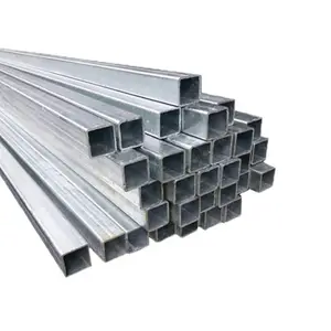 HRT sıcak daldırma GALVANİZLİ ÇELİK BORU 10 ft 12ft 20ft metre başına dikdörtgen kare fiyat galvanizli çelik boru