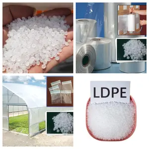 LDPE 165.BW1 cetakan busa pelet untuk aplikasi film LDPE granule plastik bahan polietilena kelas stabil PANAS