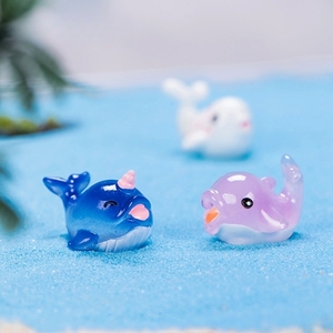 Miniaturas de Resina, Figuras de Vida Marina, Delfín de Dibujos Animados, Peces, Pulpo, Adornos para Micropaisajes, Decoración del Hogar, Interior de Automóviles - Product Image 3