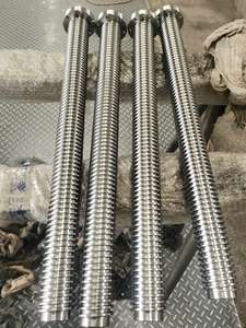 Vis à métaux trapézoïdales de haute précision, traitement de surface zingué, acier allié noir, emballage en caisse en bois résistant à l'eau - Product Image 3