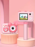 Venta al por mayor barato logotipo personalizado juguete digital niños cámara con trípode niño portátil Selfie cámaras a granel regalo de cumpleaños para niños