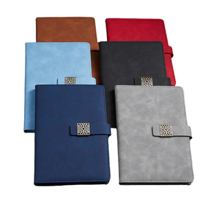 Agenda Planner Aziendale Retrò Semplice A5 Personalizzata 2025 con Portapenna in Pelle Goffrata Stampa UV Multifunzione Modello Meg Brand 2 - Product Image 1