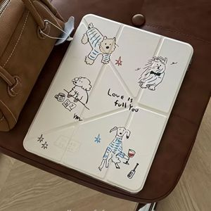เคสแท็บเล็ตการ์ตูนน่ารักแบบพับได้สำหรับ iPad Air11 M3 A16 รุ่นที่ 10 Air1 2 4 5 - Product Image 2