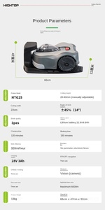 Cortacésped inalámbrico con IA, mini, de 1000 mm de corte, a batería, industrial, de 4 tiempos, exportado a Canadá para comercio exterior H - Product Image 2