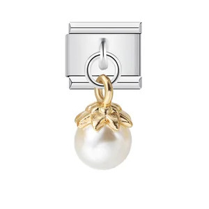 Pendientes de Moda con Diseño de Flor, Corazón y Concha de Perla, Accesorios de Joyería para Mujer en Aleación de Zinc - Product Image 5
