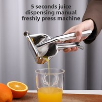 Presse-agrumes moderne en acier inoxydable 304 pour petits fruits Presse-jus d'orange manuel avec presse-fruits à grenade et citron