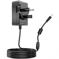 Cable de Alimentación de 12V 2A para el Sistema WiFi TP-Link Deco Mesh, Modelos S4/M3/M4/M5/X20/X55/X60/X68/XE75/X90/X4300 Pro/P9