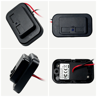 Chargeur USB pour voiture 24V DC 12V, chargeur de voiture à montage plat, double prise USB 3.1A avec couvercle automatique à ressort