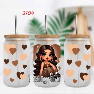 Diseños <span class=keywords><strong>Cholo</strong></span> Chola Chicano Mexicano, Transferencias UV DTF para Vasos Libbey, Tazas y Termos - Product Image 1