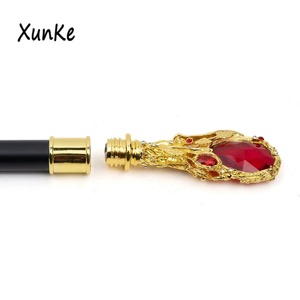 Vàng đầy màu sắc pha lê đi bộ gậy Phong Cách Anh Retro quý ông đi bộ mía kim loại cos truyện tranh triển lãm đạo cụ <span class=keywords><strong>scepter</strong></span> - Product Image 6