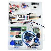 Kit de démarrage RFID pour Arduino pour la version officielle R3 ATMEGA328P, version améliorée RFID, suite d'apprentissage avec boîte de composants