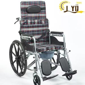 JYQ Manual Wheelchair YQ-W5 Ultra Lightweight Folding Thickened Small <b>Walking</b> Cart For Elderly Paralyzed Individuals - Product Image 2
