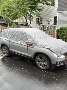 Housse de <span class=keywords><strong>protection</strong></span> de toit de voiture sur mesure à 6 couches, imperméable, <span class=keywords><strong>anti</strong></span>-UV, avec poches pour rétroviseurs - Product Image 2