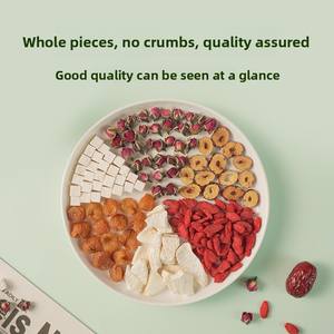 Goddess Six Treasures Tea - Jujube Longan Regaliz Rose Poria Tea-Nutre la sangre femenina y Qi Protege la piel y la tez - Product Image 3