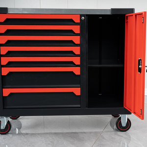 Armoire métallique d'atelier <span class=keywords><strong>de</strong></span> réparation automobile avec tiroirs, chariot à outils, ensemble d'armoires <span class=keywords><strong>de</strong></span> rangement pour outils, établi robuste pour garage - Product Image 2