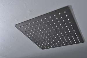 Juego de grifería gris con 3 funciones para el techo, sistema de ducha con ducha de mano - Product Image 4