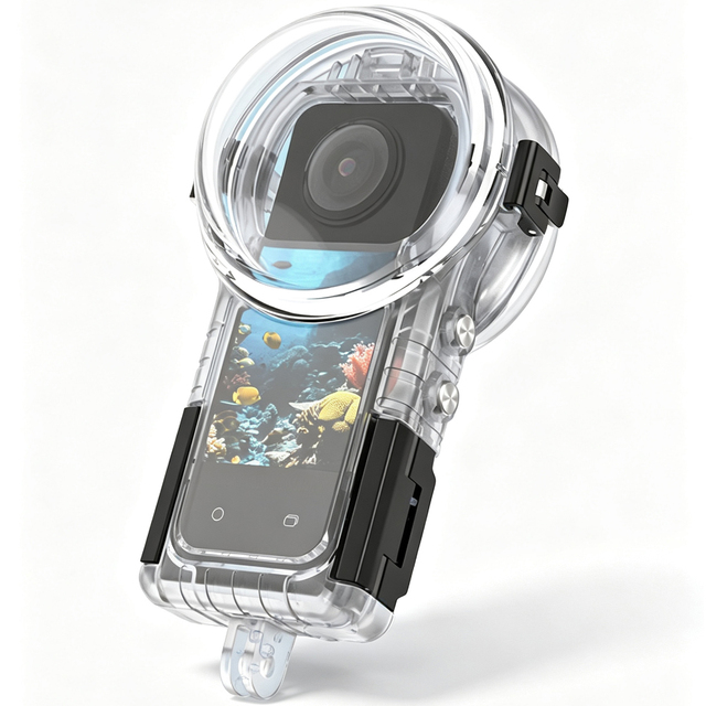 Insta360 X5 Waterproof Case 60M Invisible Dive Case Underwater Diving Protective Housing Shell for Snorkeling Scuba Shooting