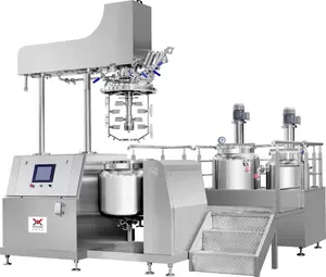 XINYOU Mayonnaise Vacuum Homogenizing Emulsifying Mixer Industrial Small Mayonnaise Making Machine