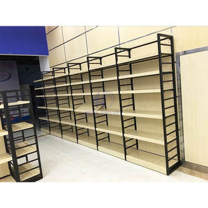 <span class=keywords><strong>Etagere</strong></span> Murale et Étagères de présentation Étagères murales en acier inoxydable Étagères à cosmétiques pour magasins - Product Image 1