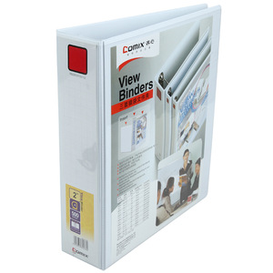 แฟ้มใส่เอกสารคอมิกซ์ วิว ไบเดอร์ 3 นิ้ว 4 รู แบบ D A4 สีขาวมุกโปร่งแสง - Product Image 1