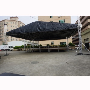 โครงถักอะลูมิเนียมแบบตั้งพื้นพร้อมโครงหลังคาสำหรับติดตั้งลำโพง - Product Image 5