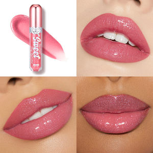 <span class=keywords><strong>BAOLISHI</strong></span> Nuevo Brillo Labial con Purpurina, Lápiz Labial Impermeable de Larga Duración con Superficie de Espejo Líquido Hidratante, Maquillaje - Product Image 4