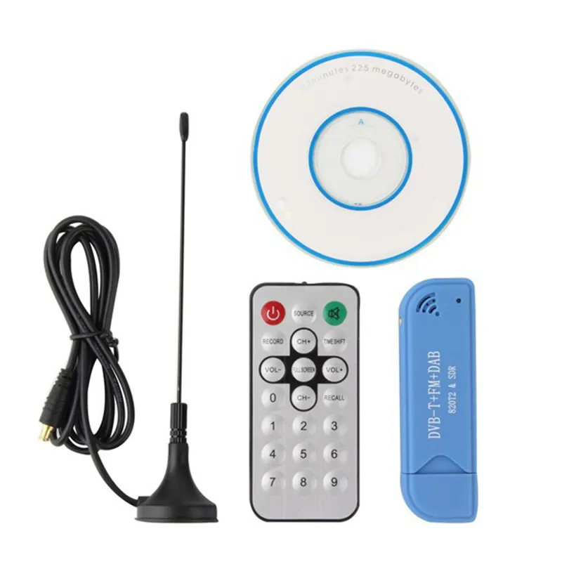 Chiavetta USB TV 820T-con antenna e telecomando