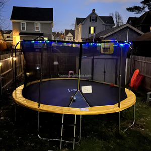 Trampoline <span class=keywords><strong>de</strong></span> loisirs Zoshine pour jeux parent-enfant, grande capacité <span class=keywords><strong>de</strong></span> ressort avec une bonne résistance, avec lumières et ensembles <span class=keywords><strong>de</strong></span> basket-ball - Product Image 3