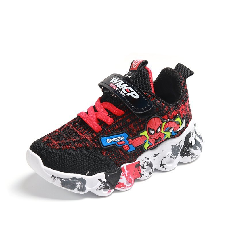 Новинка; Сезон осень-весна; Спортивная обувь для детей; Модные детские повседневные кроссовки высокого качества для бега