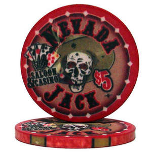 Ensemble de jetons de poker Nevada Jack 0 gramme - Product Image 3