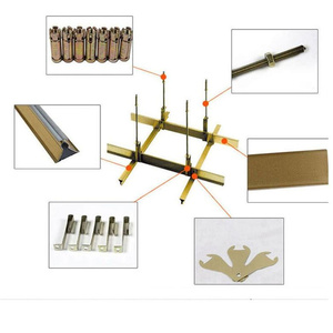 60x60cm piastrelle quadrate in lega di alluminio a prova di fuoco impermeabili Design forato insonorizzato per il <span class=keywords><strong>controsoffitto</strong></span> del <span class=keywords><strong>bagno</strong></span> - Product Image 3
