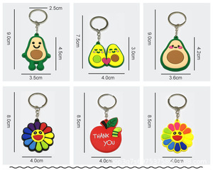 พวงกุญแจยางนิ่ม PVC ลายการ์ตูนยอดนิยมข้ามพรมแดน น่ารัก เหมาะสำหรับเป็นของรางวัลในห้องเรียน - Product Image 6