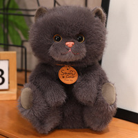 Kinqee Porte-clés en peluche de haute qualité personnalisé doux Kawaii Mini animal mignon chat en peluche