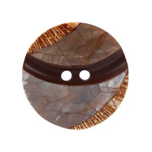 Abrigo de mujer Concha de <span class=keywords><strong>mar</strong></span> profundo Ranura de arco de dos agujeros Empalme Botones de piel de visón Aleación de zinc Metal Plástico - Product Image 3