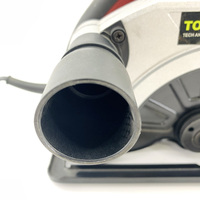 Scie circulaire électrique Tolhit 220V, lame de 185 mm, 1400W, bricolage, coupe du métal et du bois, avec guide laser, qualité industrielle, utilisation facile