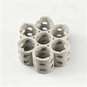 Anillos de Cerámica Porosa Blanca Resistentes al Calor Personalizados de Pingxiang Dai-Er para Depuradores Industriales y RTO, Empaque Estructurado Multiorificio - Product Image 5