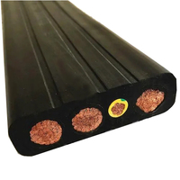 3-Adriges 4-Adriges 1,5mm 2,5mm Flaches Tauchkabel 16A Nennstrom Kupferleiter PVC Niederspannungs-Überkopf-Stromkabel