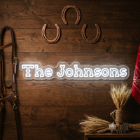 Letrero de Neón Gótico Personalizado, Decoración Estilo Inglés Antiguo, Letrero de Neón Occidental Personalizado