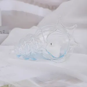 소라 디자인 캔들 홀더 DIY 향초 만들기 홈 장식 유리 용기 유리 캔들 항아리