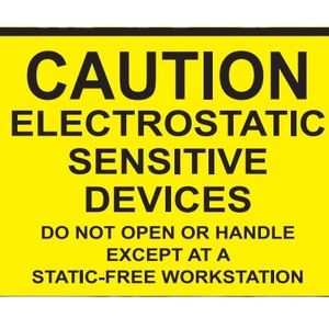 ราคาที่ดีที่สุดเวียดนามผู้ผลิตเตือนสติกเกอร์พีวีซีสำหรับชิ้นส่วนไวต่อไฟฟ้าสถิต/อุปกรณ์/พื้นที่ - Product Image 5