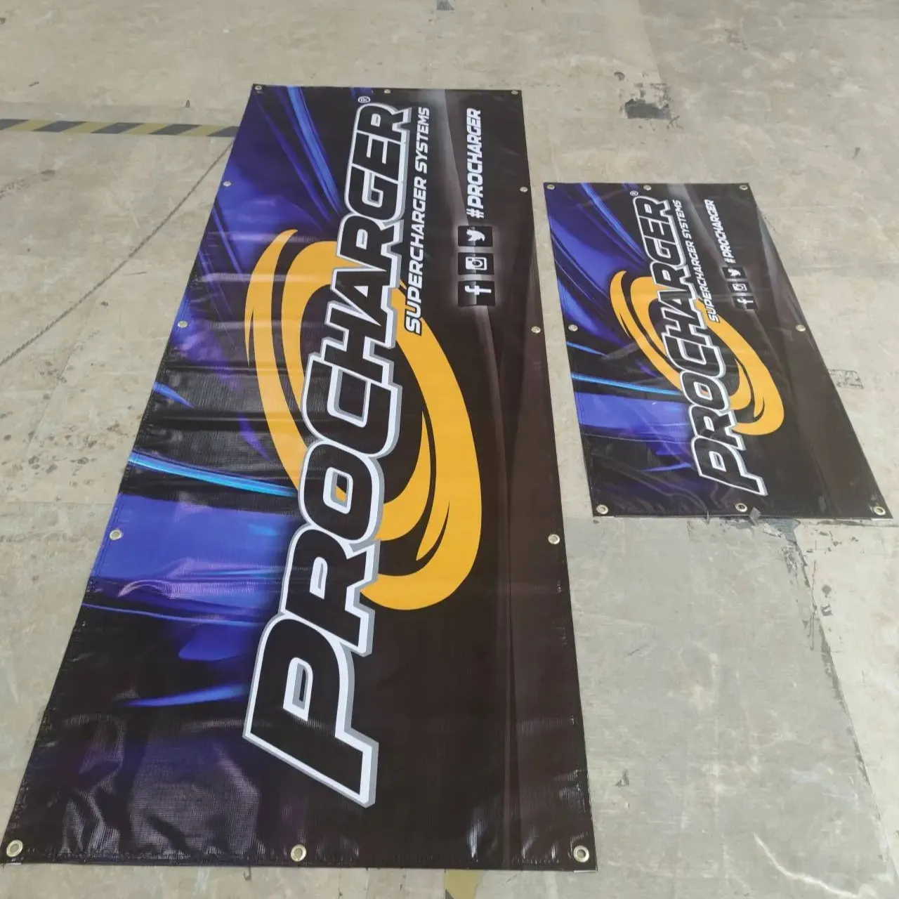 Full Color 13 Oz Pvc Vinyl Banner Printing Custom Banner Gedrukt