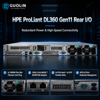 En stock HPE DL360 Gen11 P83287-005 Intel 5515+ 64 Go DDR5 MR408i-o 4 Go de cache 2x480 Go SSD Serveur en rack 1U
